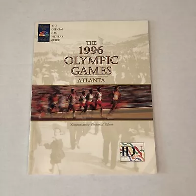 1996 Olympic Games Atlanta Official NBC Viewers Guide Commemorative Centennial  • $3.85