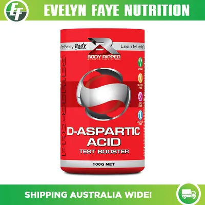 BODY RIPPED D-Aspartic Acid - 100g / 300g | Test Booster • $29.95