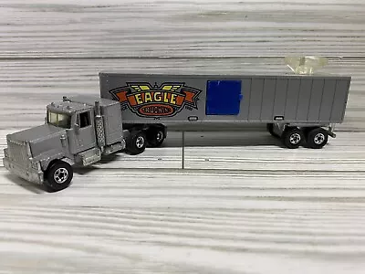 Hot Wheels Vintage 1980 GMC Steering Rig Tractor And Trailer Eagle Trucking • $69.99