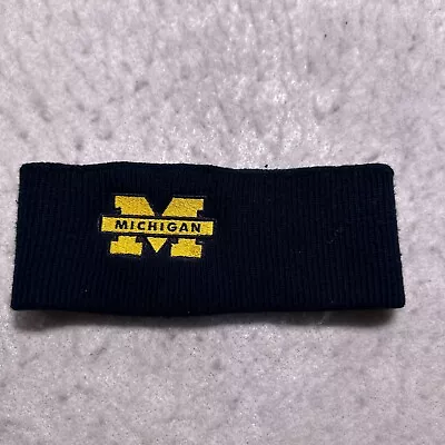 Michigan Wolverines Winter Headband Adult One Size Navy Blue Acrylic • $17.99