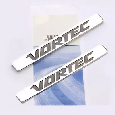 2x OEM Chrome VORTEC EMBLEMS BADGES 6.0 LITER BADGE SILVERADO GM TRUCK Sierra • $16.86