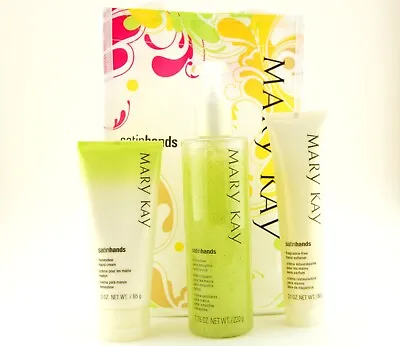 Mary Kay SATIN HANDS SET HONEYDEW 3 Pc Set With Tote- NEW • $49