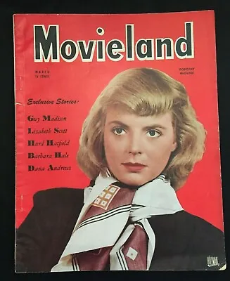 Movieland March 1946 - Dorothy McGuire • $20