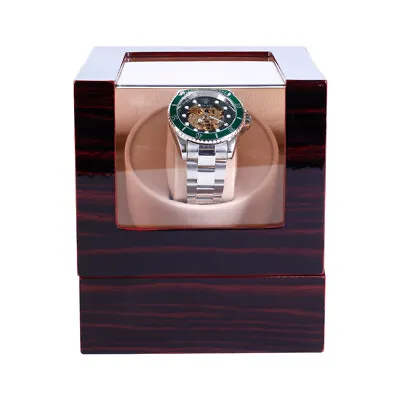 Luxury Automatic Watch Winder Box Single Motor Leather Display Case Box Gift • $36.99