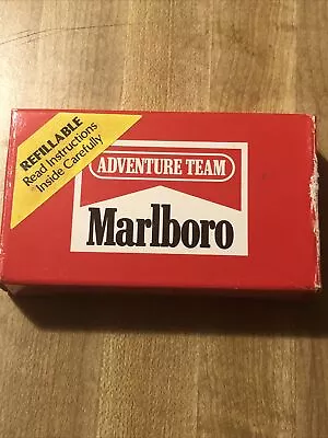 1992 Unfired Marlboro Adventure Team Cigarette Lighter With Box And Instructions • $4.50