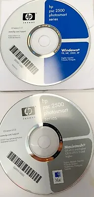 HP PSC 2500 Photosmart  Series  CDs 2003 Versions 6.2.1  & 3.1.2 • $10