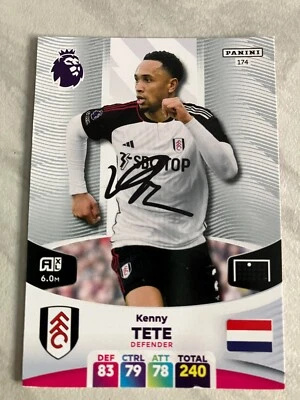 £0.99 • Buy Kenny Tete (Fulham) Hand Signed 2024 Panini Xl Adrenalyn Card Rare !