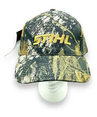 NEW STIHL Mossy Oak Break-Up Camo Baseball Hat Cap Hunting Deer Turkey Dove NWT • $16.99