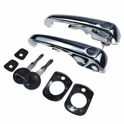 Pair Outside Door Handle With Keys 211837205N For VW Bus Van Type 2 69-79 Thing • $36.61