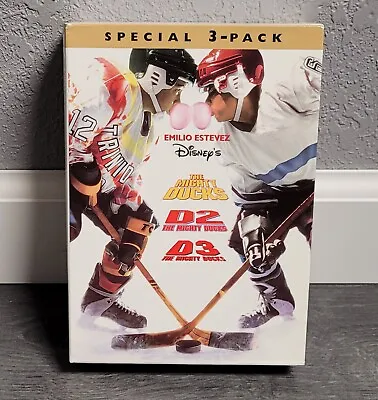 Disney's The Mighty Ducks/D2/D3 Special 3-Pack DVD Box Set (2002) • $25