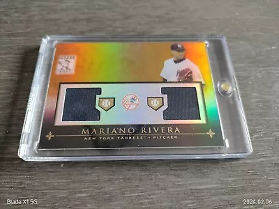 2010 Topps Tribute Mariano Rivera (HOF) Dual Jersey Relic Gold Card #13/25. • $38