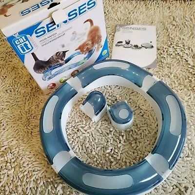 Catit Design Senses Cat Elevated Speed Circuit Kitten Chase Ball Toy 50735 • $18.99