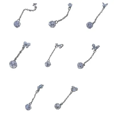 Nail Art Charms 3D Dangle Nail Charms Nail Rhinestones Charms For Acrylic Nails • £3.24