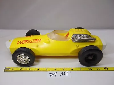 Vintage Mattel Vrroom Guide Whip Racer Race Car 1963 Toy  Yellow #5 • $59.99