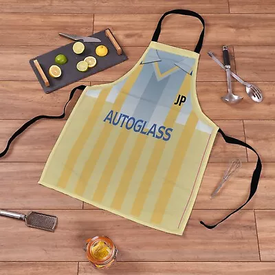 £16.99 • Buy Chelsea 1998 Away Football Shirt Yellow Retro Personalised Showerproof Apron