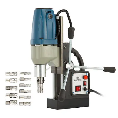 PREENEX Electric Magnetic Drill Press MD23-MD40-MD50 Magnetic Force Base W Bits • $249.99