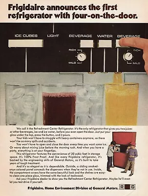 1974 Frigidaire Refreshment Center Refrigerator Vintage Print Ad • $6.99