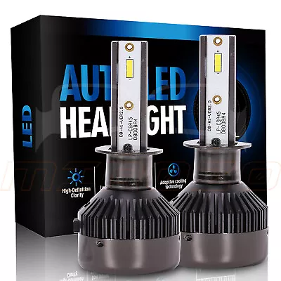 H1 LED Headlight 6000K 000W Kit Low Beam Bulbs High Power Replace White 2x • $16.99