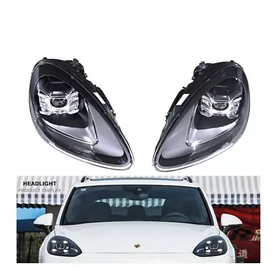 $2600 • Buy BKM Aftermarket Upgrade New Style Headlight Set For Porsche Cayenne 958 10 - 14 