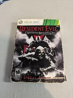 Resident Evil Operation Raccoon City Special Edition Steel Book Case Xbox 360 • $24.99