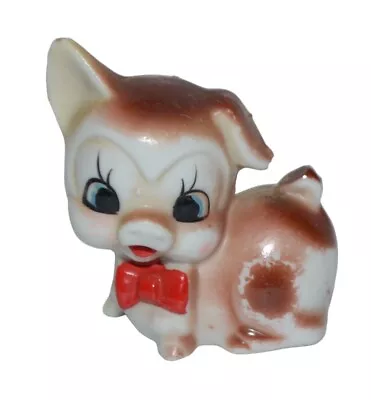 Vintage Pig Figurine Anthropomorphic Kitschy Ceramic Made In Japan • $14.99