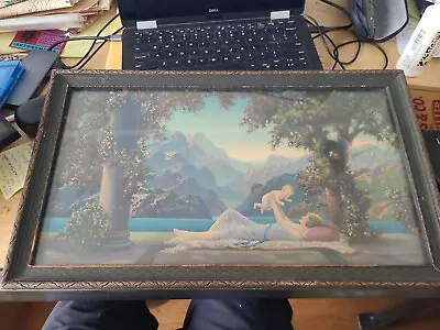 Atkinson Fox LOVE'S PARADISE  Framed Print 1920s Maxfield Parrish • $124.99