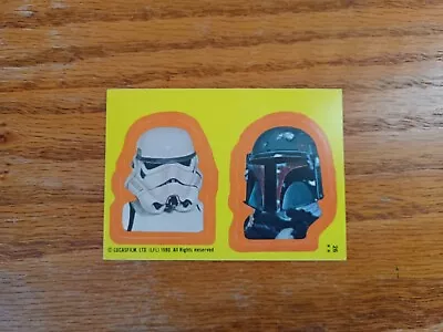 1980 Star Wars Empire Strikes Back Series Sticker Boba Fett &Stormtrooper #26  • $10