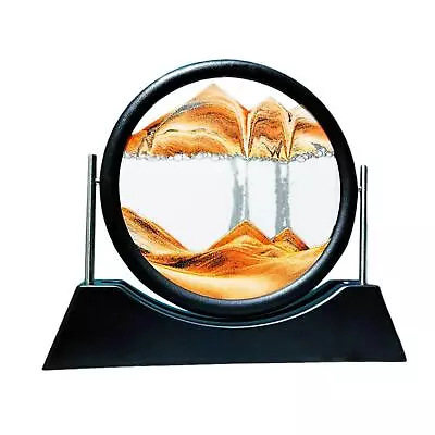 3D Hourglass Moving Sand Art Picture Glass Deep Sea Sandscape Quicksand Painting • £11.89