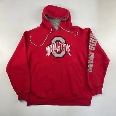 Ohio State Red USA Varsity Hoodie Size M • £21.95