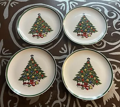 4 Mount Clemens Pottery Christmas Plates Made In Japan Approx. 7 5/8  • $17.50