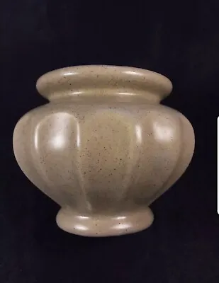 Vintage Haeger Speckled Green Glaze Vase Planter Patent #195 034 • $14.99