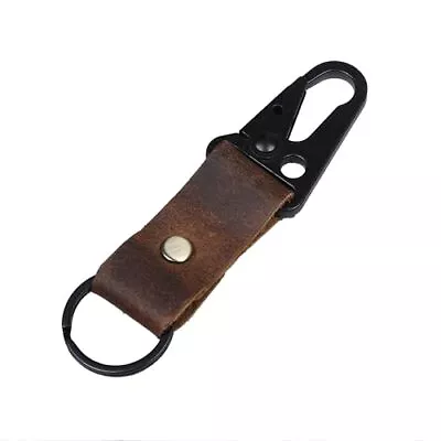 Leather Valet Keychain Leather Key Chain With Belt Loop Leather Tactical HK  • $24.28