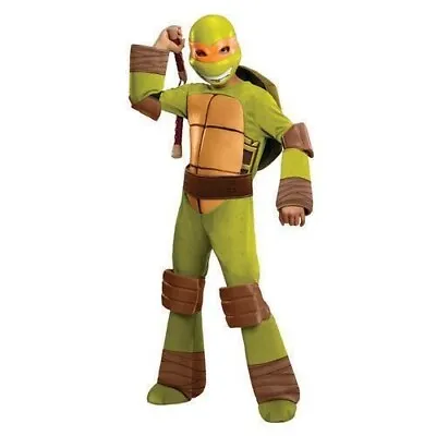 NEW Teenage Mutant Ninja Turtles Deluxe Padded Michelangelo Costume Child Large • $34.99