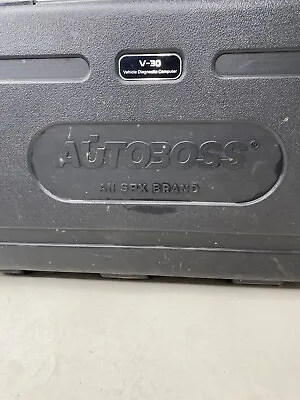 $303.99 • Buy SPX Autoboss V30 Auto Scanner Vehicle Diagnostic Kit / Extras Auto Boss V-30