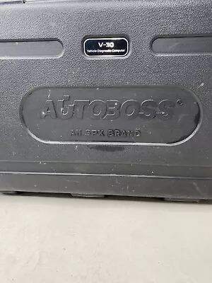$303.99 • Buy SPX Autoboss V30 Auto Scanner Vehicle Diagnostic Kit / Extras Auto Boss V-30