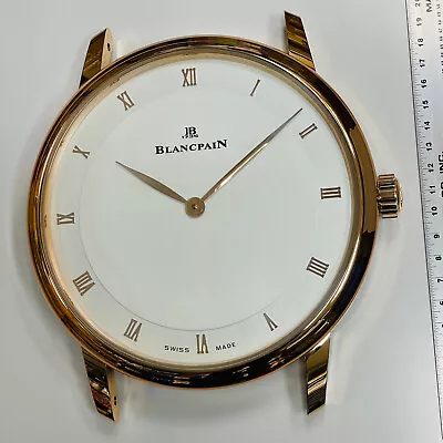 Blancpain Jb 1735 Rose Gold Swiss Made Vintage Dealers Showroom Murale Timepiece • $7680