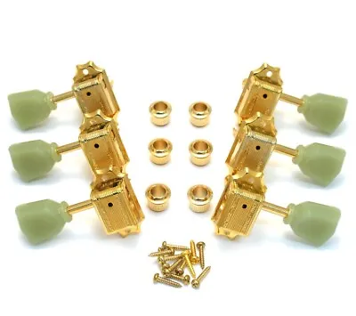 WJ-44-3G Wilkinson 3x3 Gold Vintage Tuners For Gibson/Epiphone Les Paul SG® • $44