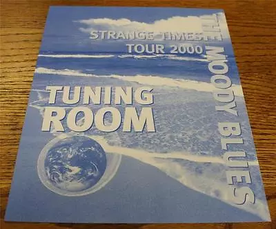 OTTO Backstage Concert Door Sign THE MOODY BLUES Strange Times Tour TUNING ROOM • $17.95