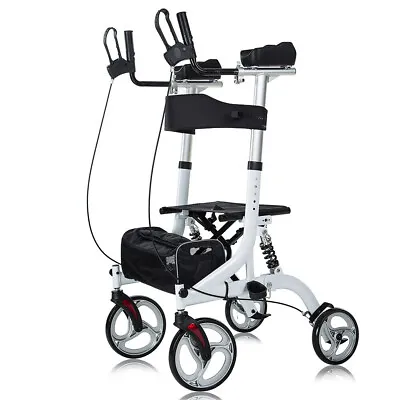 Deluxe Medical OEM ELENKER Upright Rollator Walker Stand Up Rolling Mobility USA • $99.99