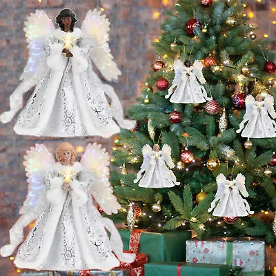 Angel Fairy Pendant Christmas Party Decorations Xmas Tree Hanging Ornaments Gift • £2.93