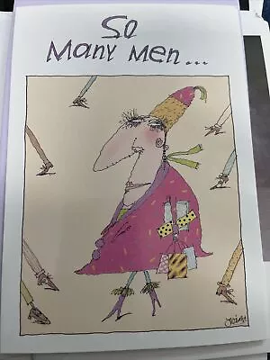 Marcel Schurman Greeting Card - Humor - So Many Men… So Few Who Can Afford Us • $3