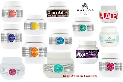 £6.90 • Buy Kallos Kjmn Professional Hair Mask-keratin,placenta,latte,vanilla,banana,coco