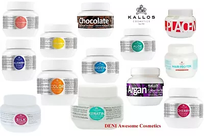 £6.90 • Buy Kallos Kjmn Professional Hair Mask-keratin,placenta,latte,vanilla,banana,coco