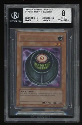 BGS 8 Morphing Jar TP2-001 Ultra Rare YuGiOh English Tournament Two 9.5 Corners • $2499.95