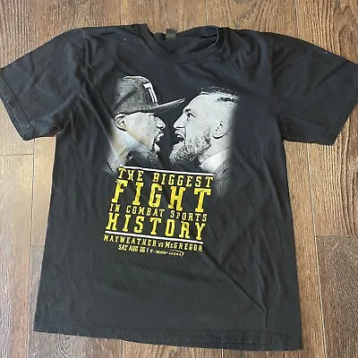 2017 Floyd Mayweather Vs Conor McGregor Boxing The Money Fight T Shirt Mens Sm • $14.99