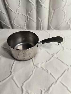 Vintage Revere Ware 1 Cup Measuring Mini Pan Copper Bottom Melting Pot • $12.99