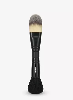 £14.95 • Buy * MAC M•A•C Cosmetics Dual Ended Foundation Make Up Brush - Brand New In Pouch *
