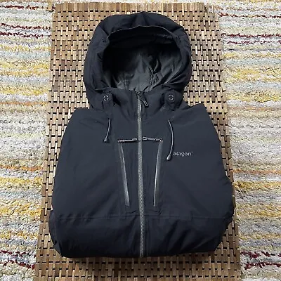 Patagonia H2No Stretch Nano Storm Hoodie Puffer Jacket Black Men’s Medium M • $179.95