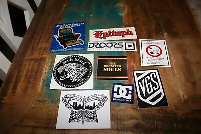 Lot 9 Vintage Skateboarding Tattoo Stickers Jack Black Southern Culture Skids • $9.99