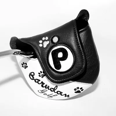 Cute Putter Cover Golf Mallet Putter Headcover Magnetic Mallet Putter Head Cover • $17.09